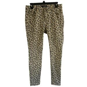 Judy Blue Jeans Size 7/28 Leopard Print Skinny Stretch Denim Animal Los Angeles